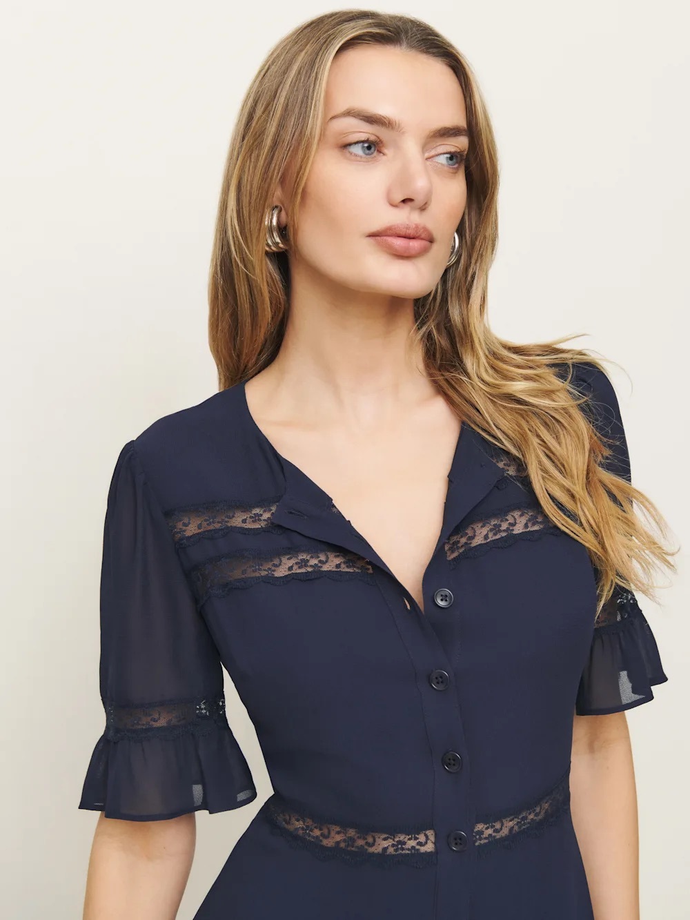Reformation Woodson Dress NWT sz 6 - Picture 2 of 3